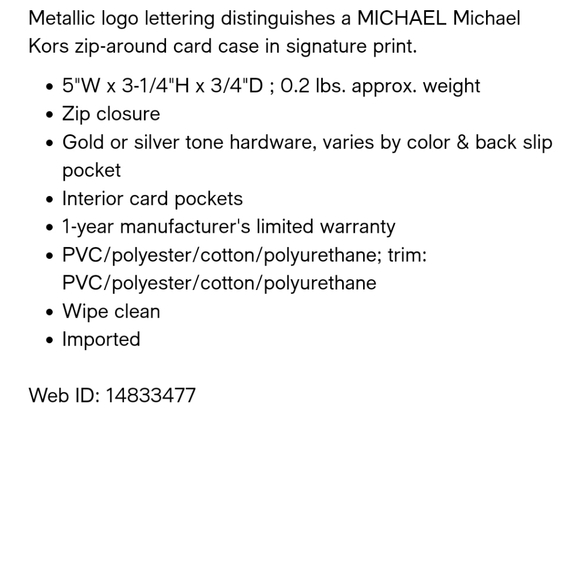 Michael Kors card case - Picture 4 of 4